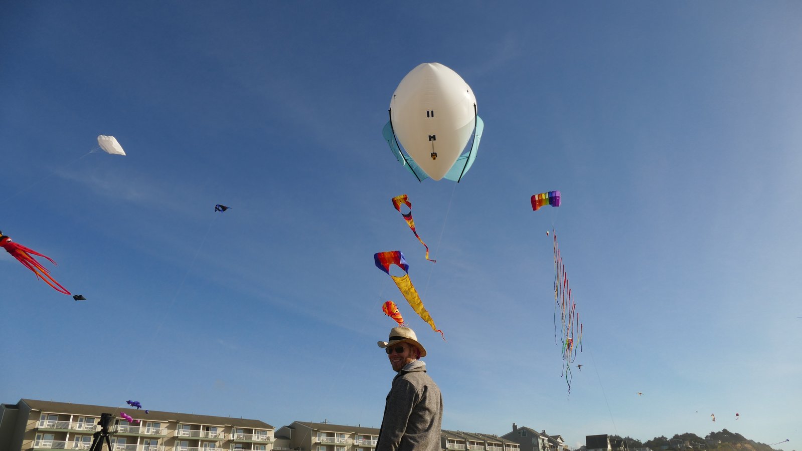 Me flying Airpup at the Lincoln City Kite Festival