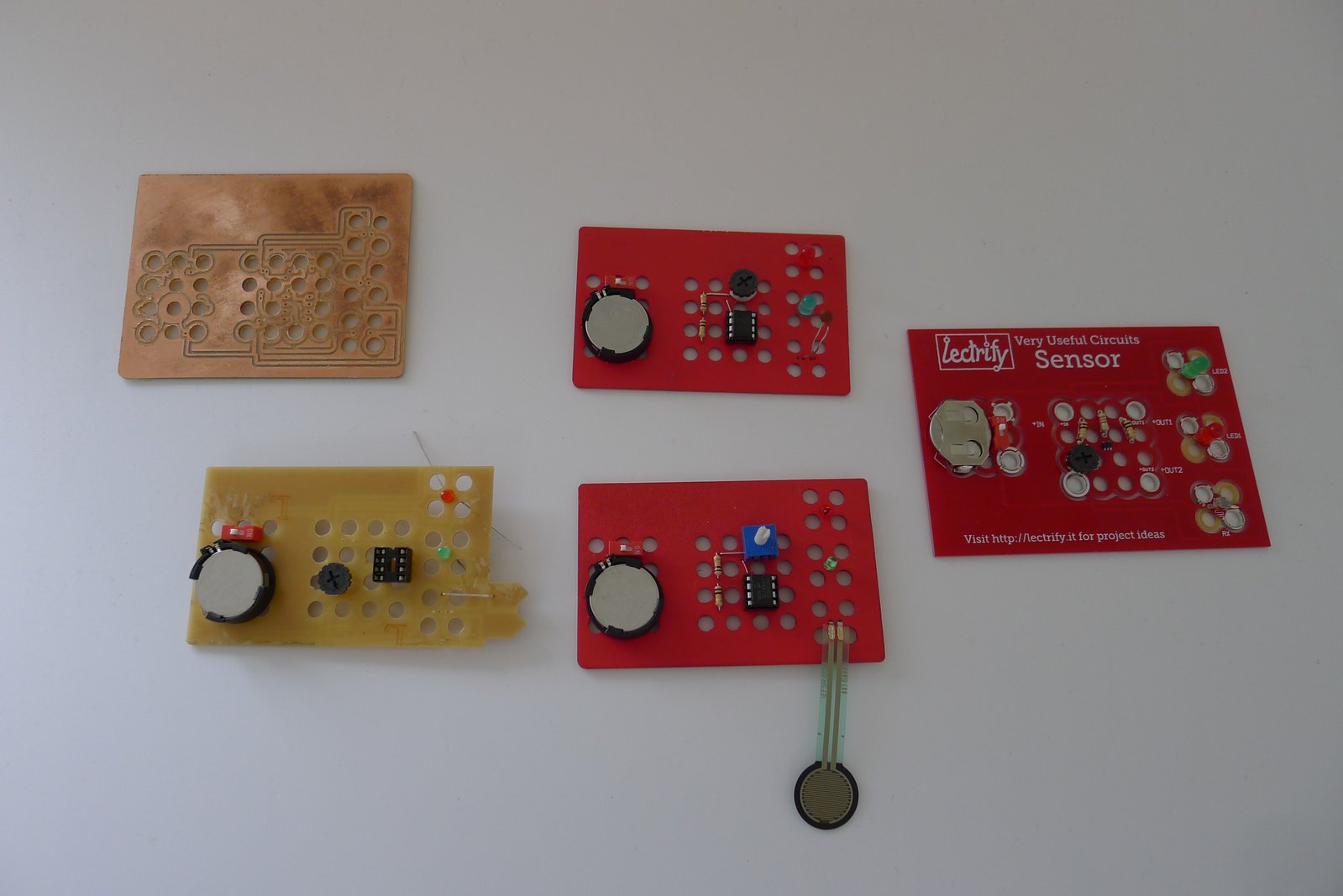 Evolution of the Sensor Board.