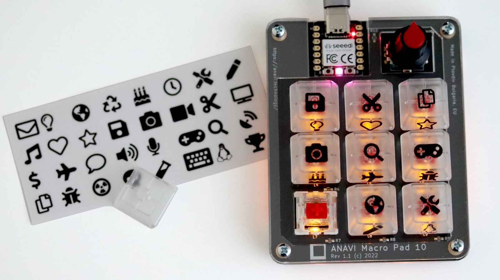 ANAVI Macro Pad 10 & Knobs
