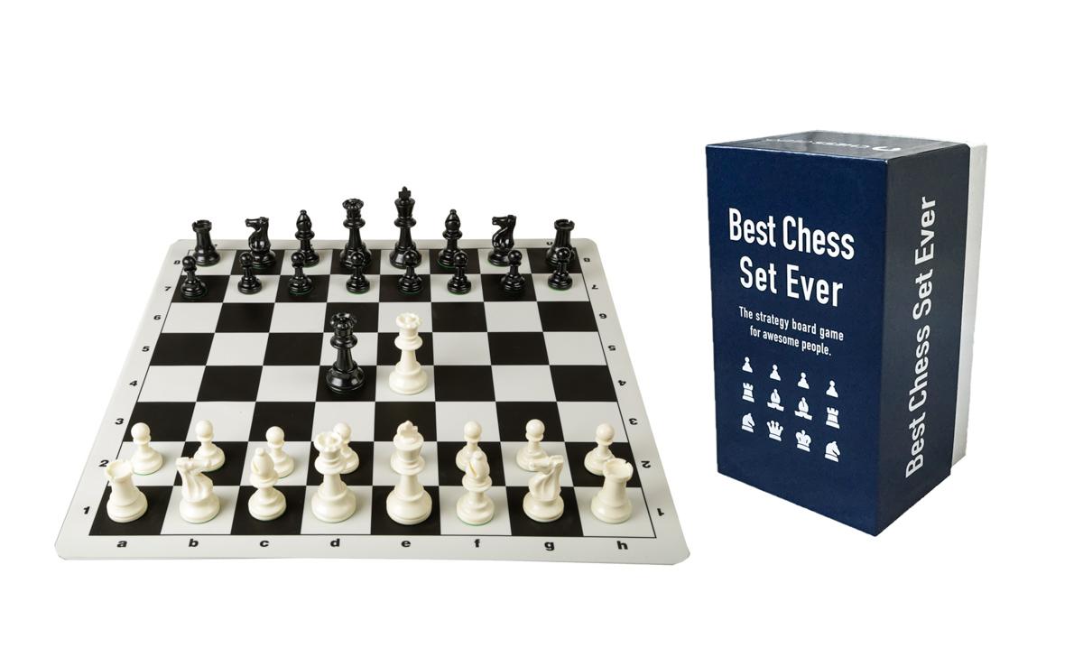 Strategy Guide Best Chess Set Ever 3x Weighted Pieces Black Silicone Board 