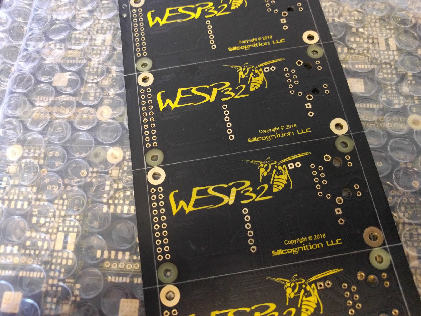 wESP32 production panels