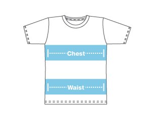 T-Shirt Sizing Diagram