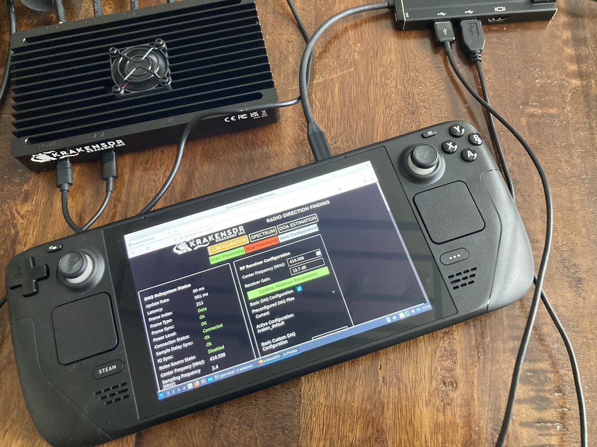 KrakenSDR + SteamDeck