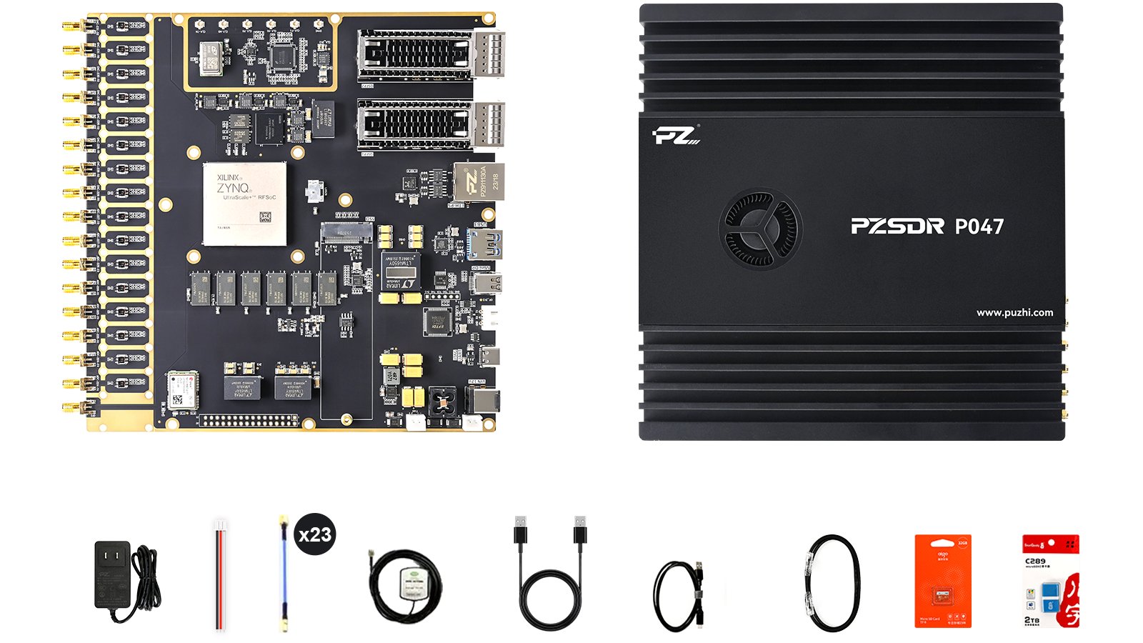 PZSDR P047 RF-ADC and RF-DAC | Crowd Supply