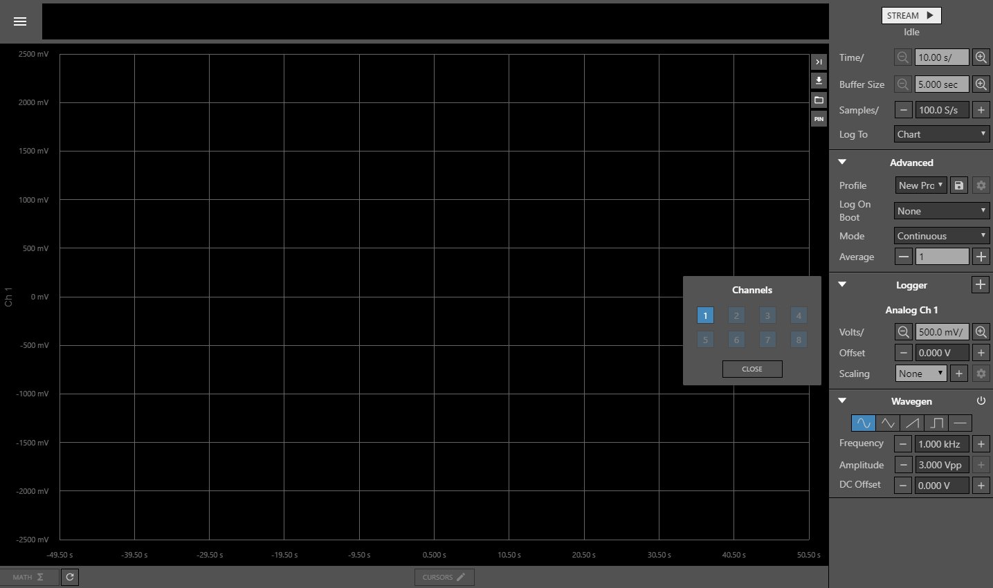 OpenLogger screenshot