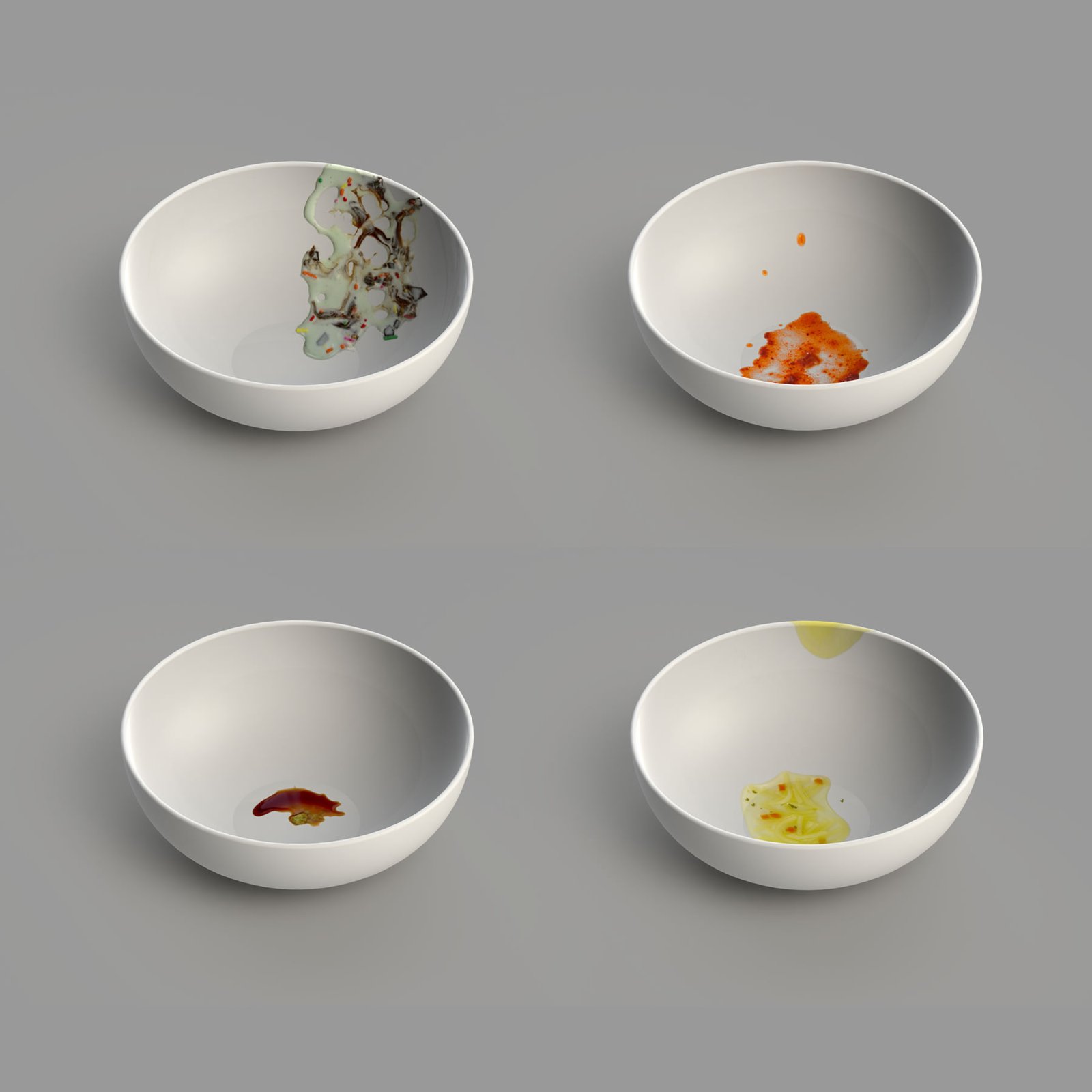 Set 1, 4 Side Plates