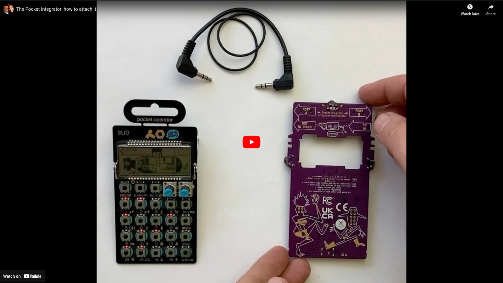 Pocket Integrator attachment