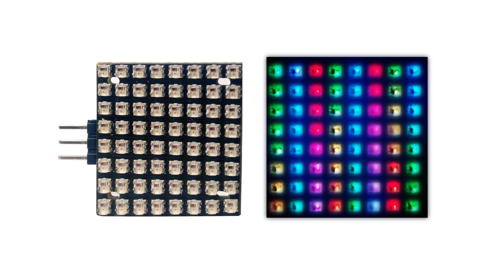  Micro WS2812 2020 RGB LED Matrix