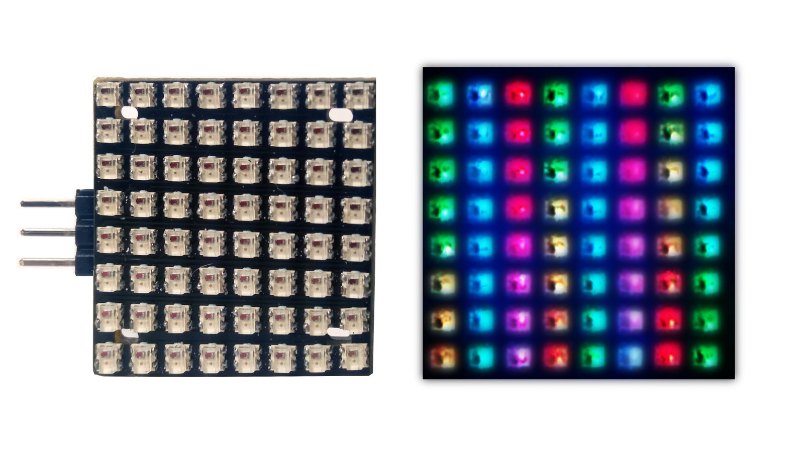  Micro WS2812 2020 RGB LED Matrix