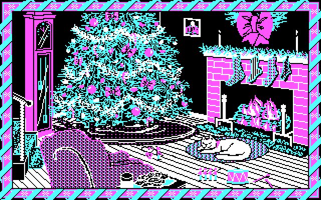 Screenshot from the Jingle Disk - IBM/Tandy Version - Thoughtware, 1985