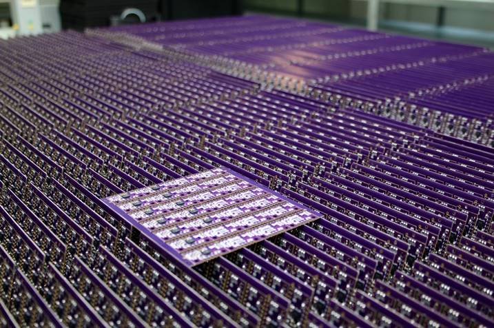 16000 BNO085 modules in panels at the manufacturer's facility