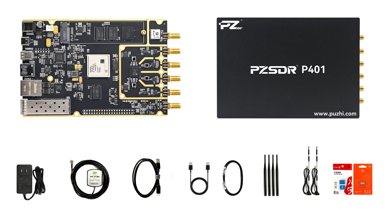 PZSDR P401 package contents