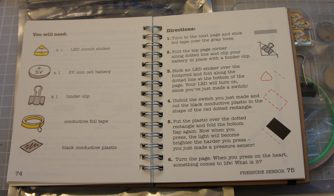 Chibitronics Book Inside