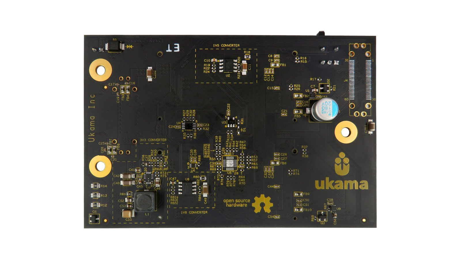Ukama Mini PCIe Expansion Module (top)