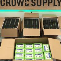 LimeSDR Minis and Grove Starter Kits in the Crowd Supply warehouse.