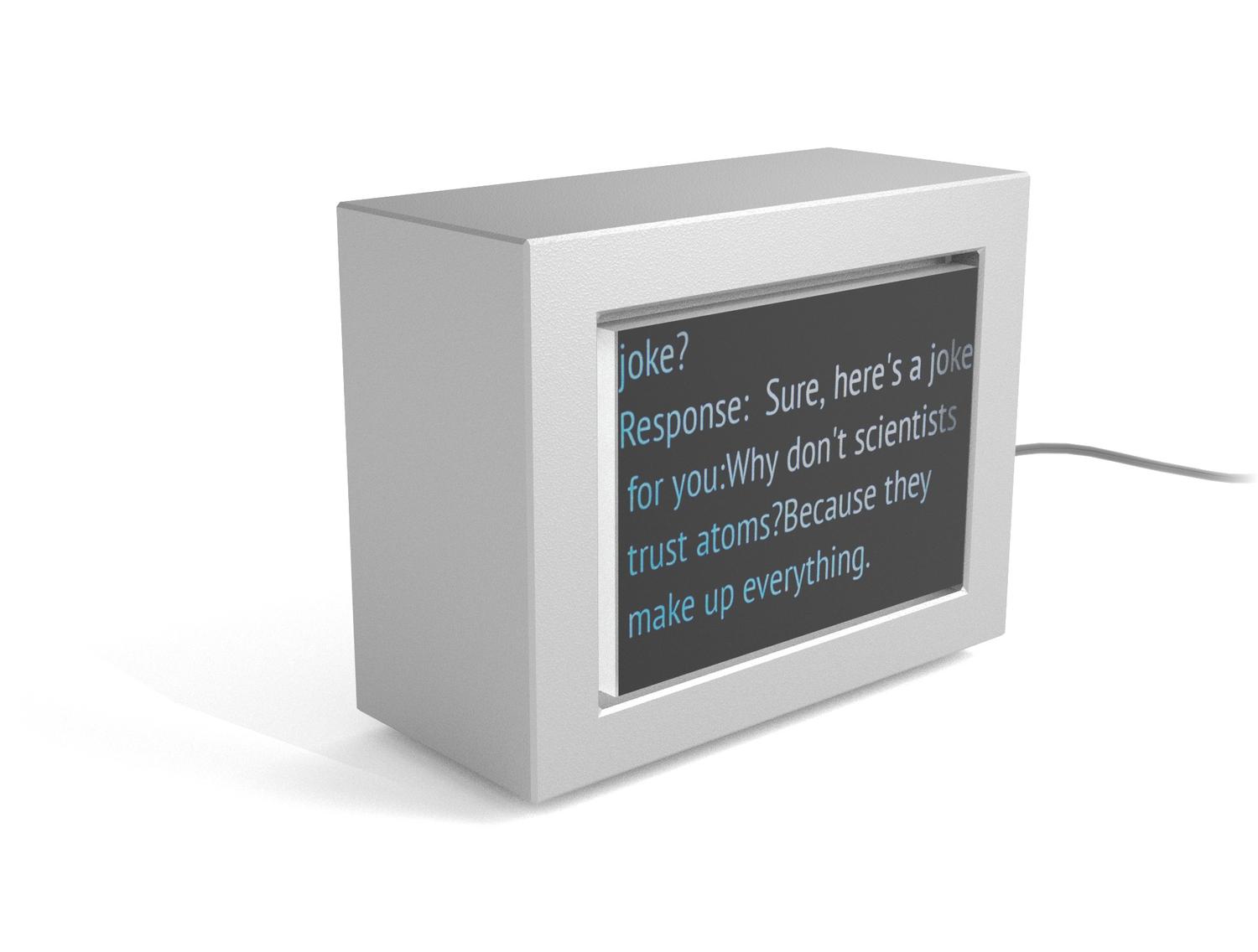 Your very own private AI that you can ask questions and get answers, all in a tiny box! The first AI that you can talk to, and that talks back, runnin