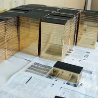 Stacks of books with gleaming, gilded edges