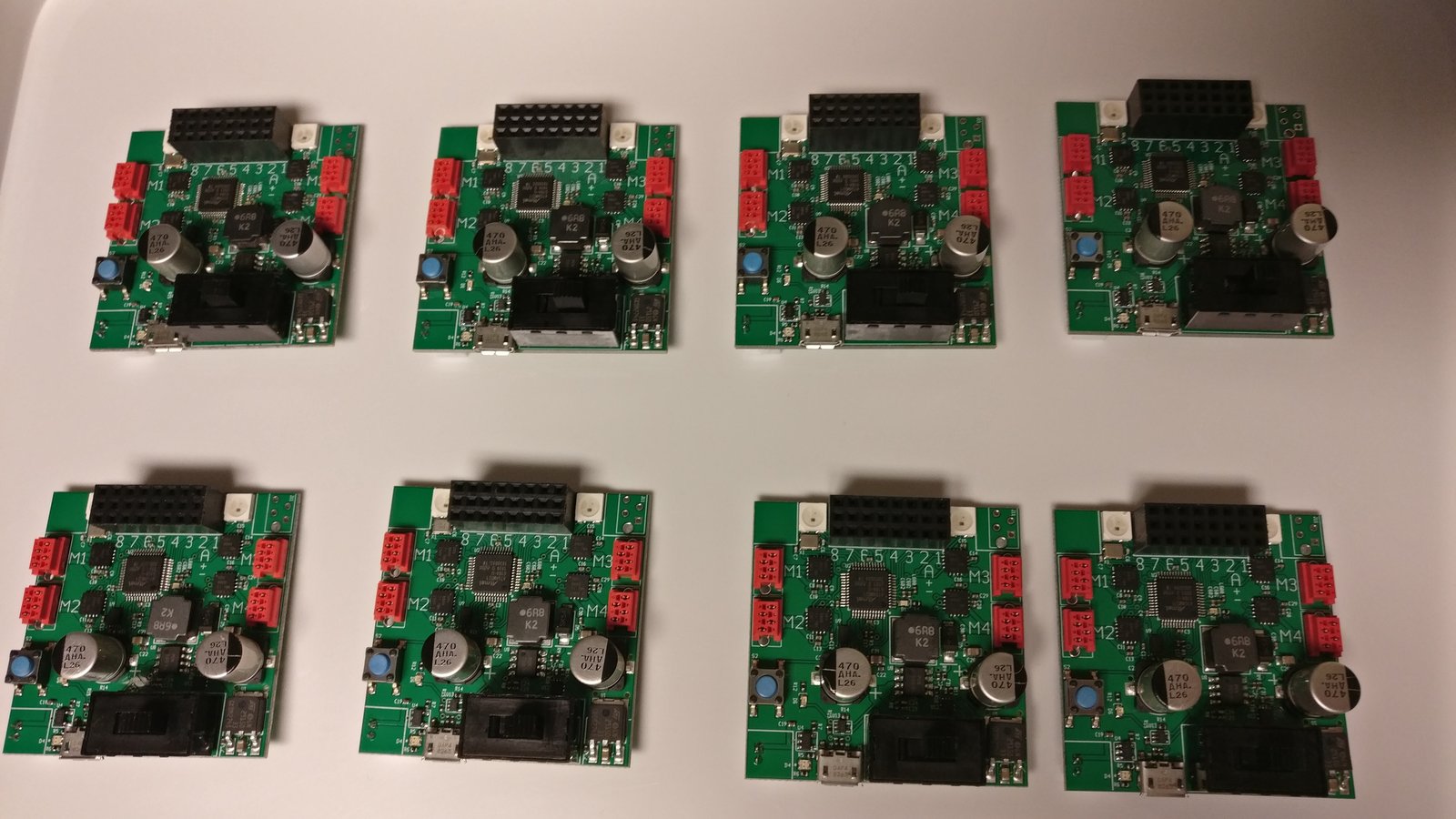 Fully Assembled Snekboard PCBs