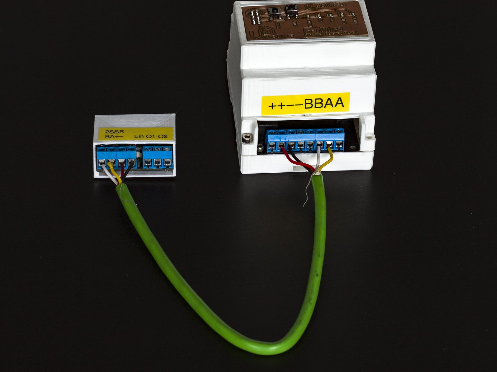 Connecting a Bus Wire