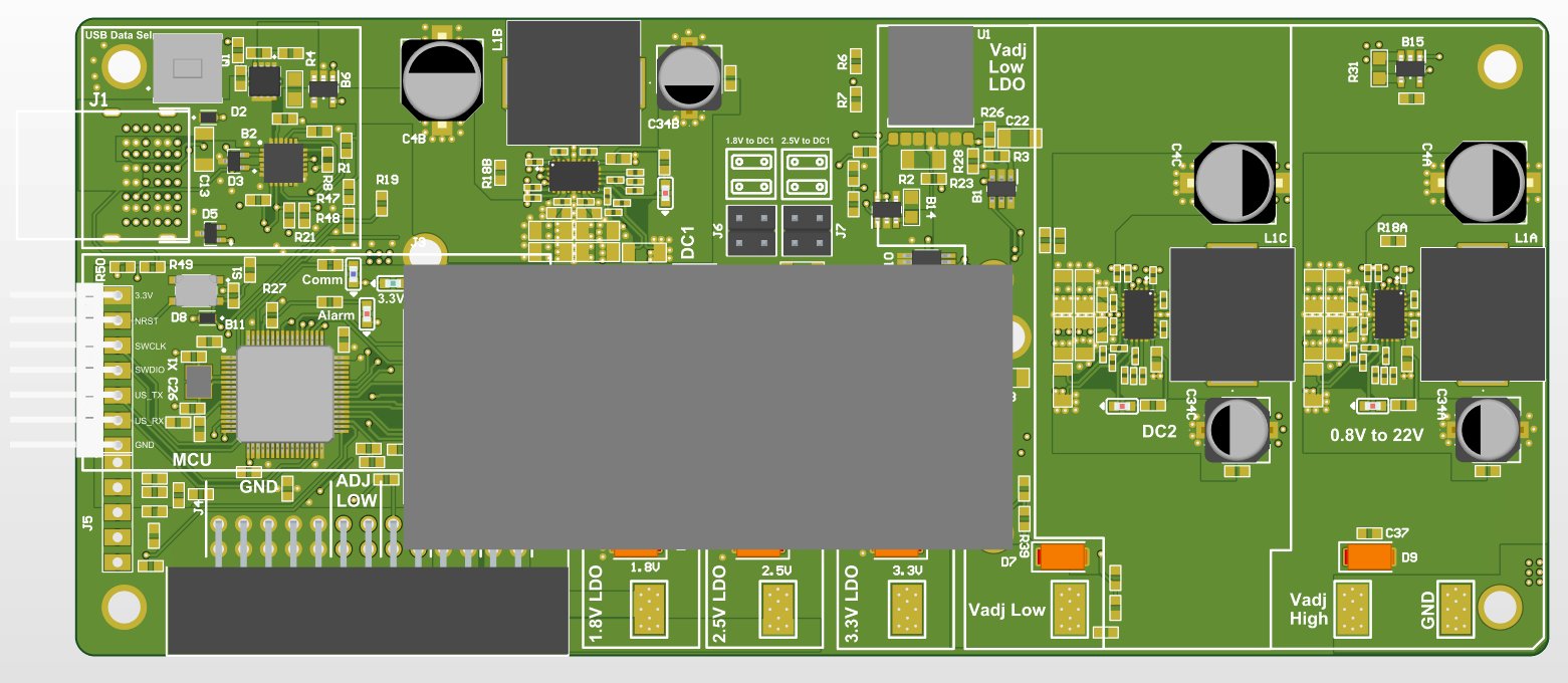 BenchVolt PD PCB 3D View One