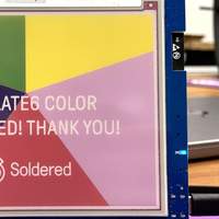 Screenshot: Inkplate 6COLOR is funded!