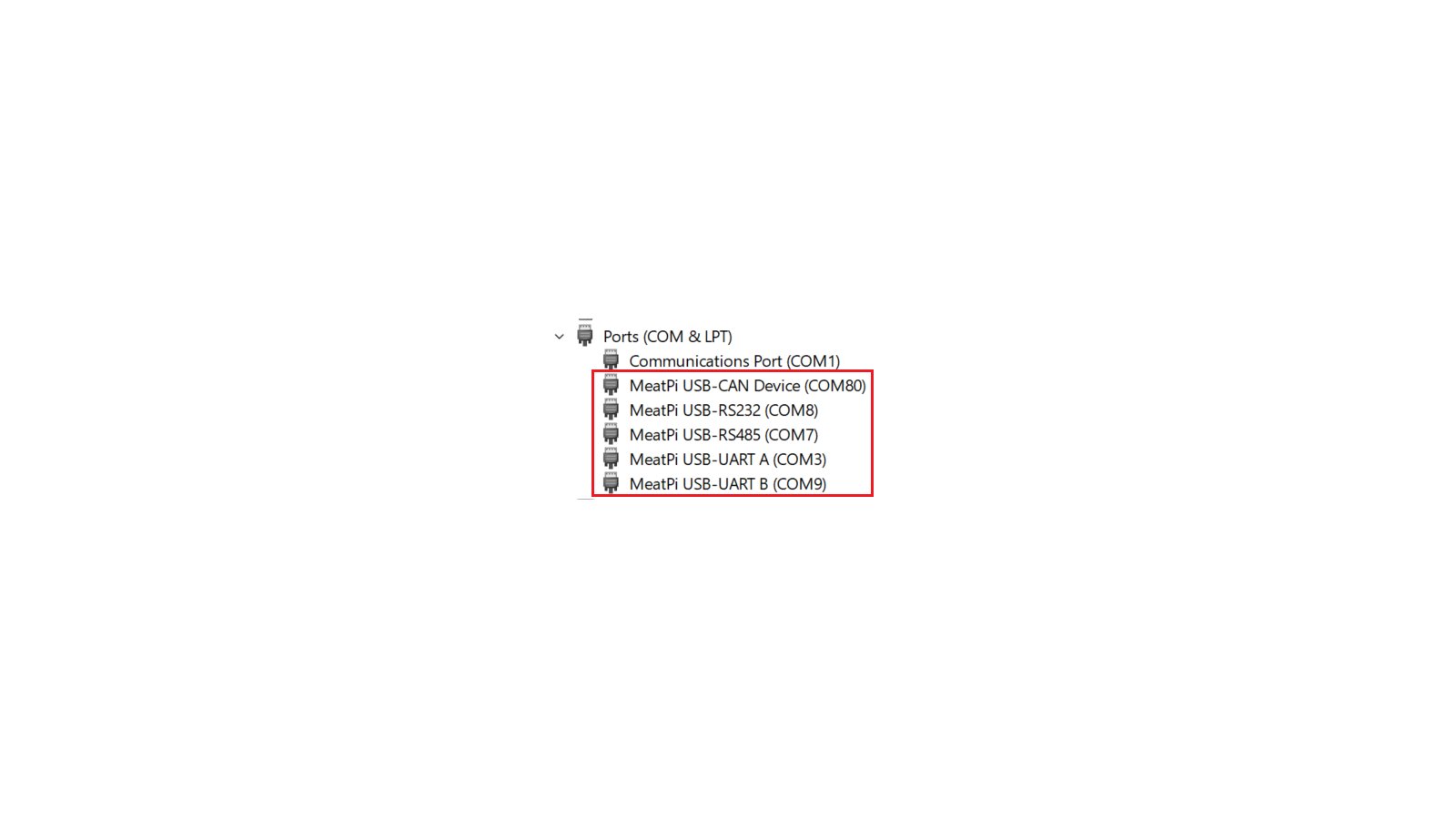 Ollie v2 Windows port names