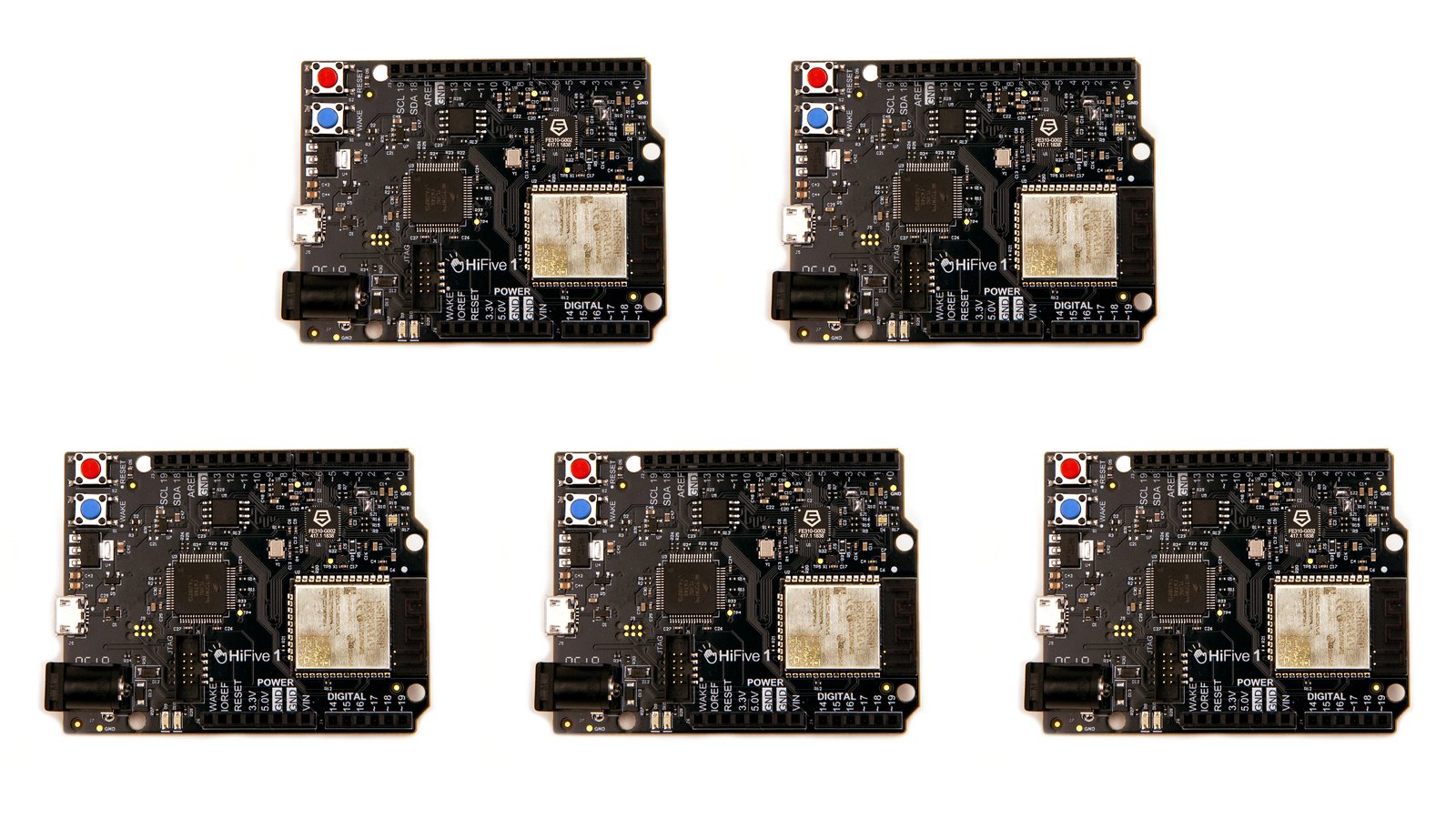 HiFive1 Rev B Five-pack