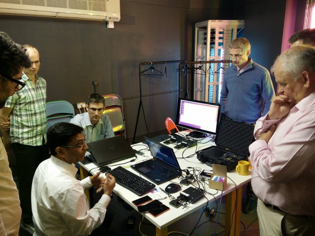 LimeNET being used in a Quortus EPC demo
