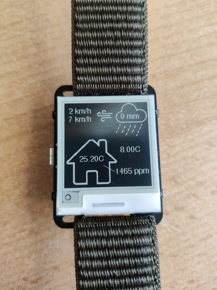 @peerdavid connected Watchy to his smart home via MQTT