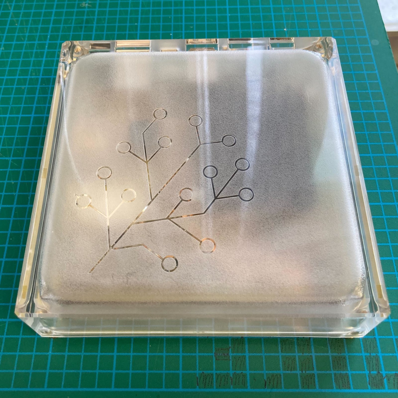 Enclosure prototypes with top surface finish