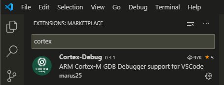 Installing VSCode's Cortex-Debug Extension