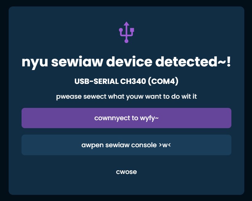 New device detected with Engwish~ translation