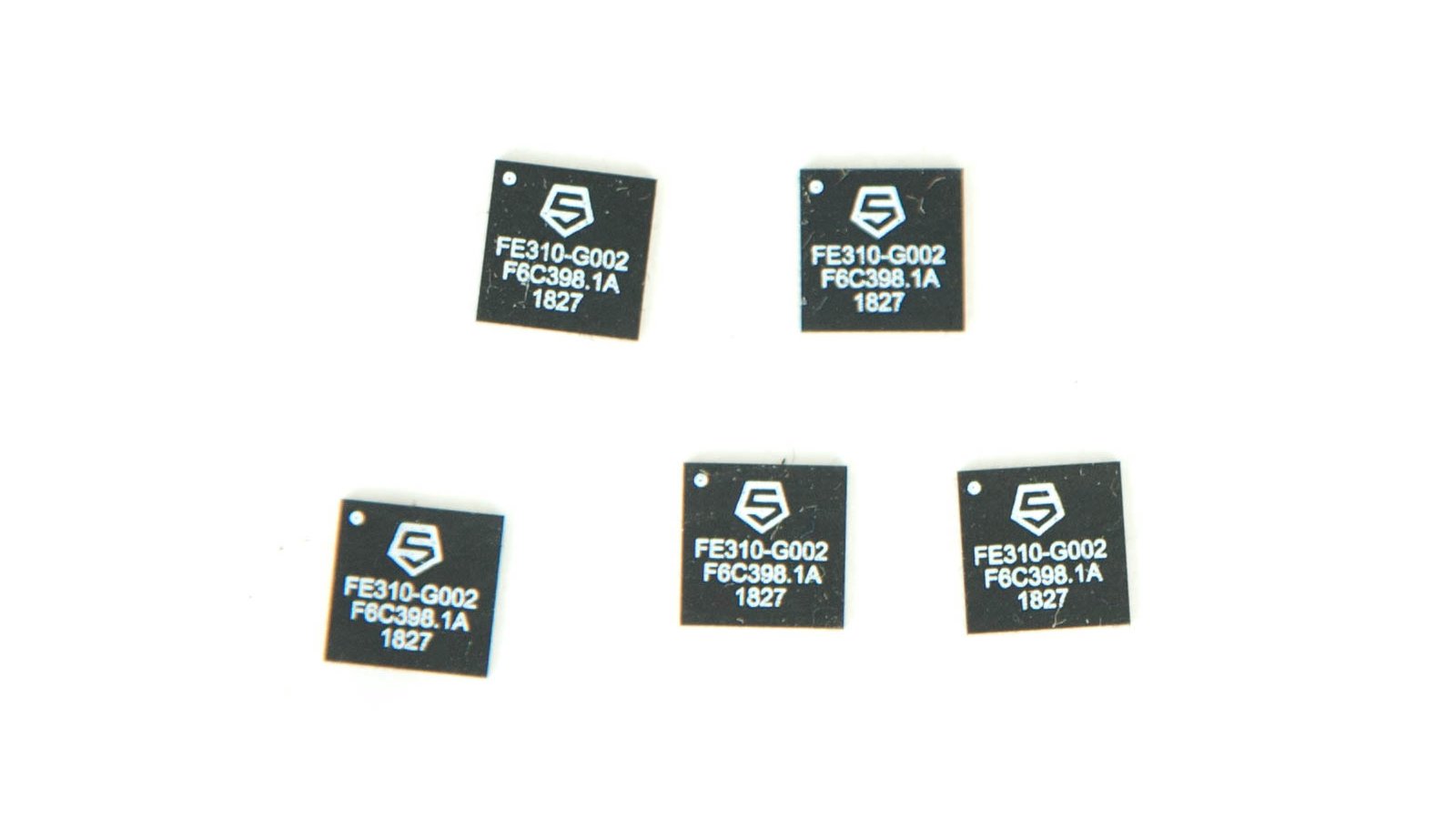 Five-pack of SiFive FE310-G002 Chips