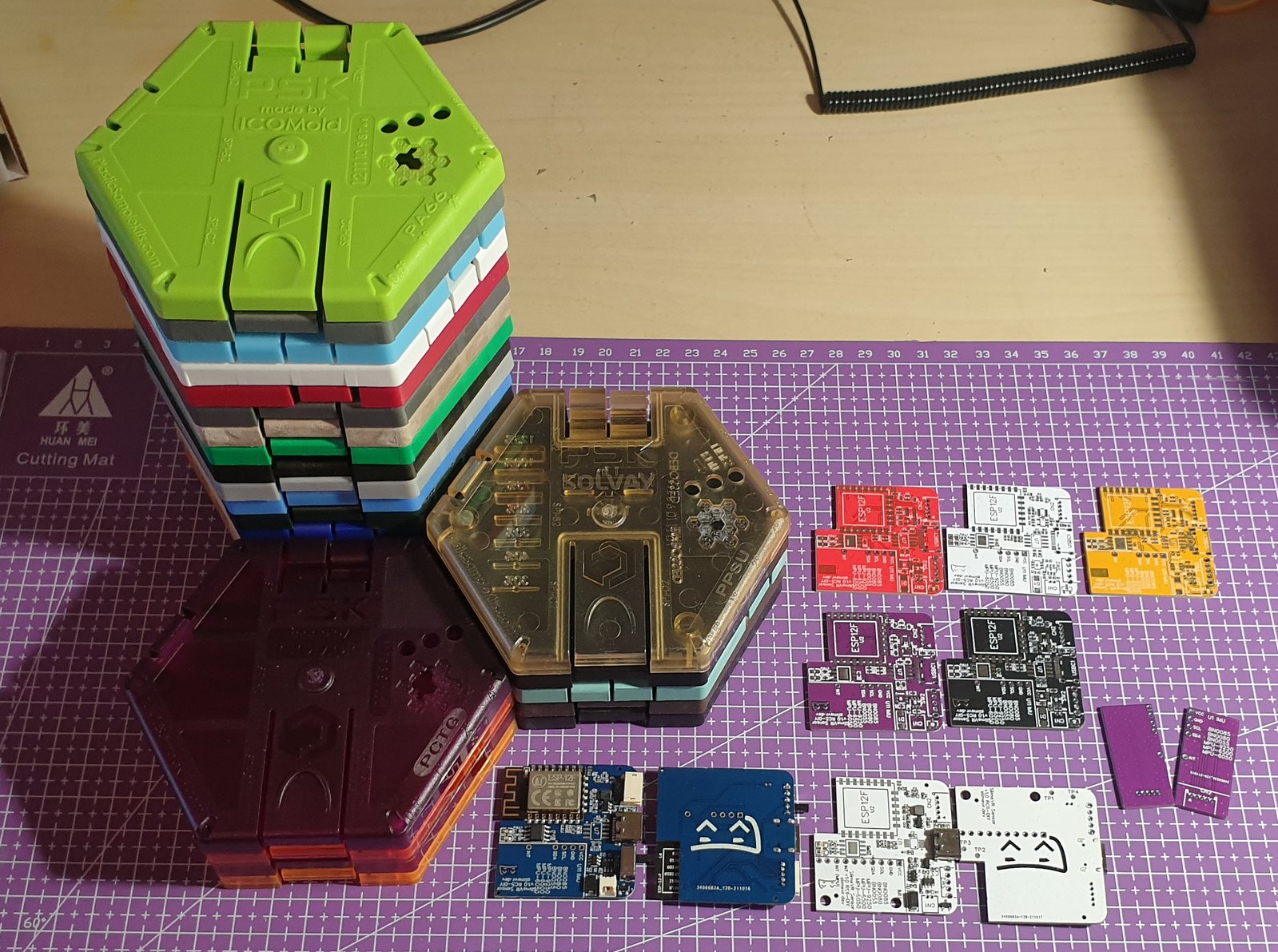 SlimeVR PCB revisions