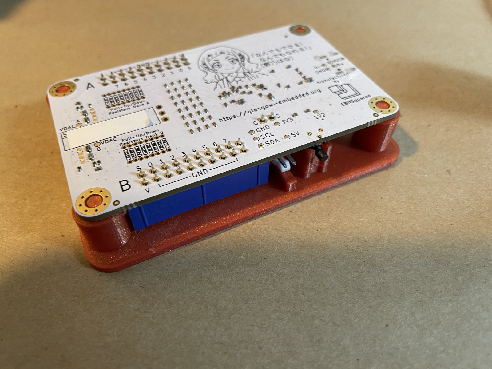 Glasgow Through Hole Connector Soldering Jig - With Glasgow