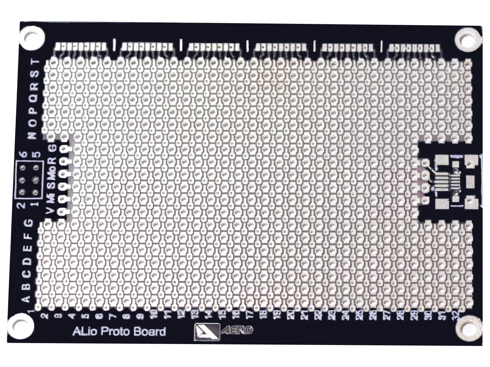 ALio embedded board, bottom view.