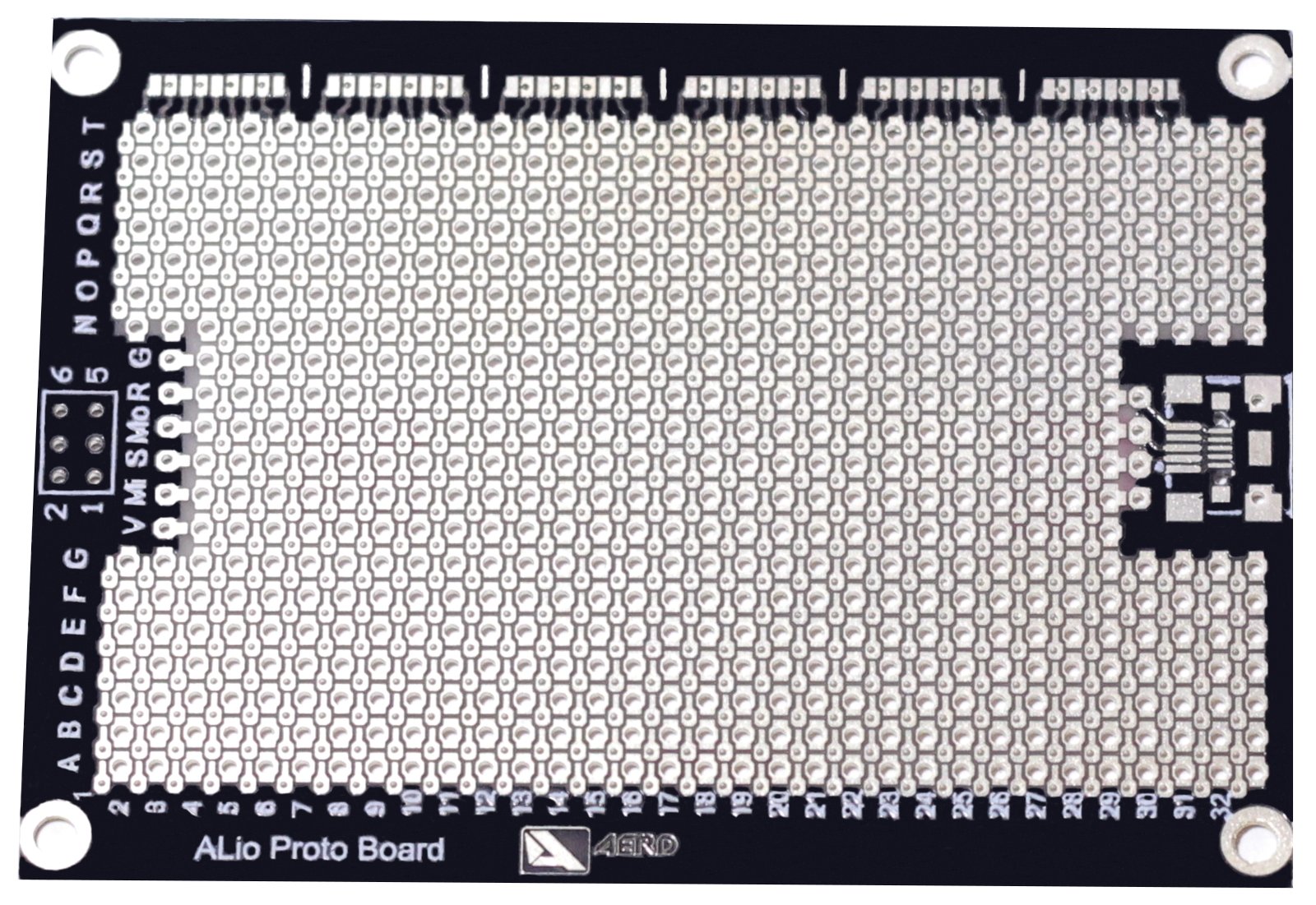 ALio embedded board, bottom view.