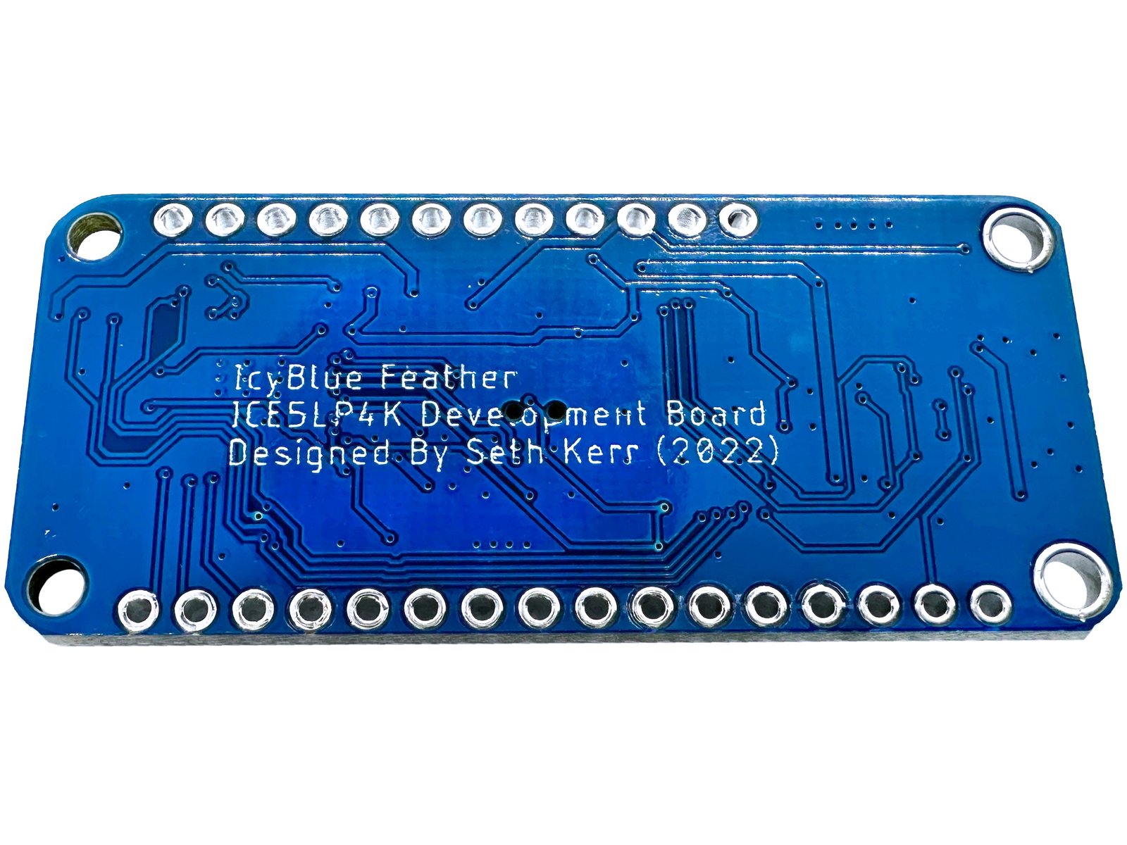 IcyBlue FPGA Feather (bottom)
