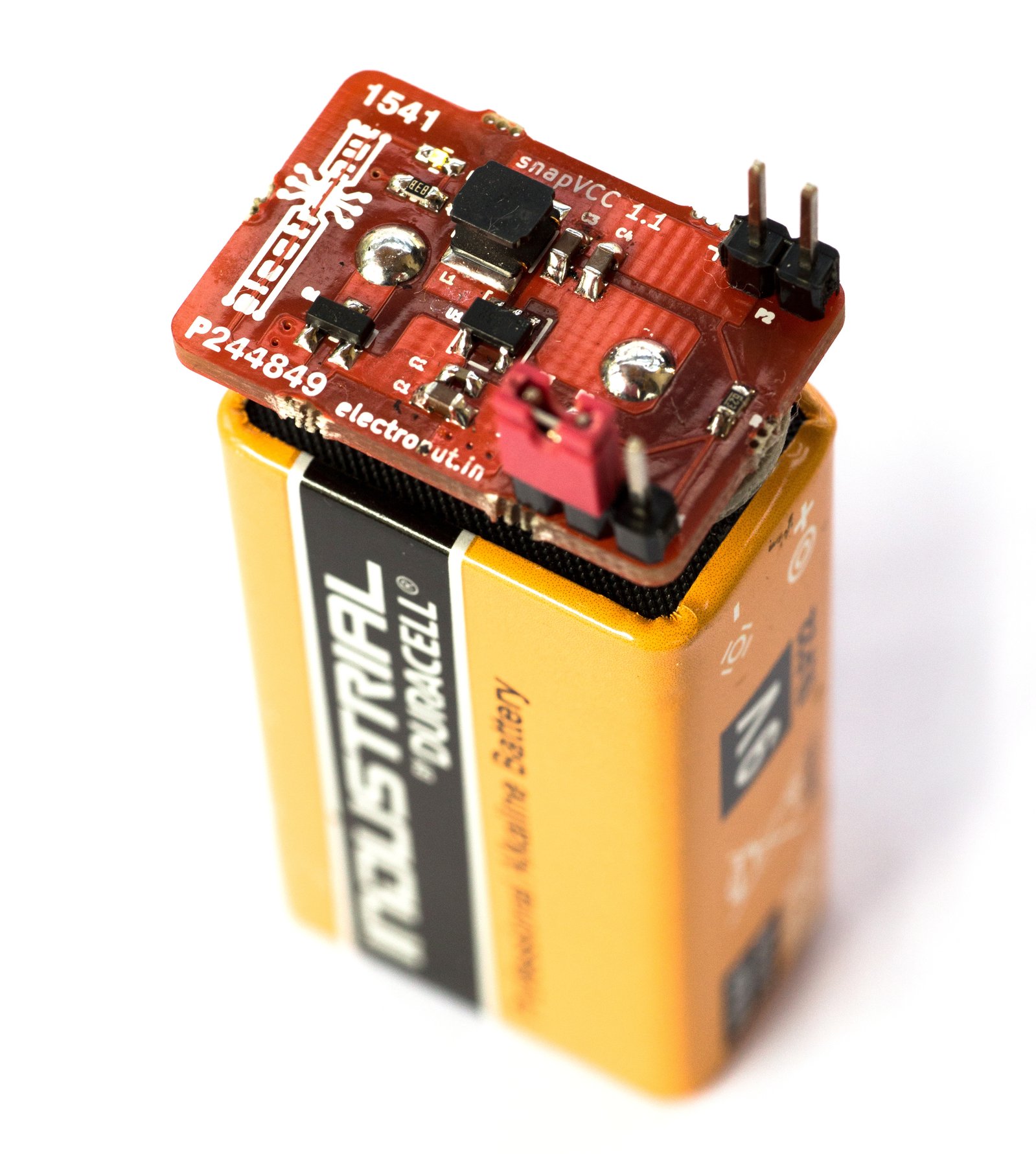 snapVCC on 9V