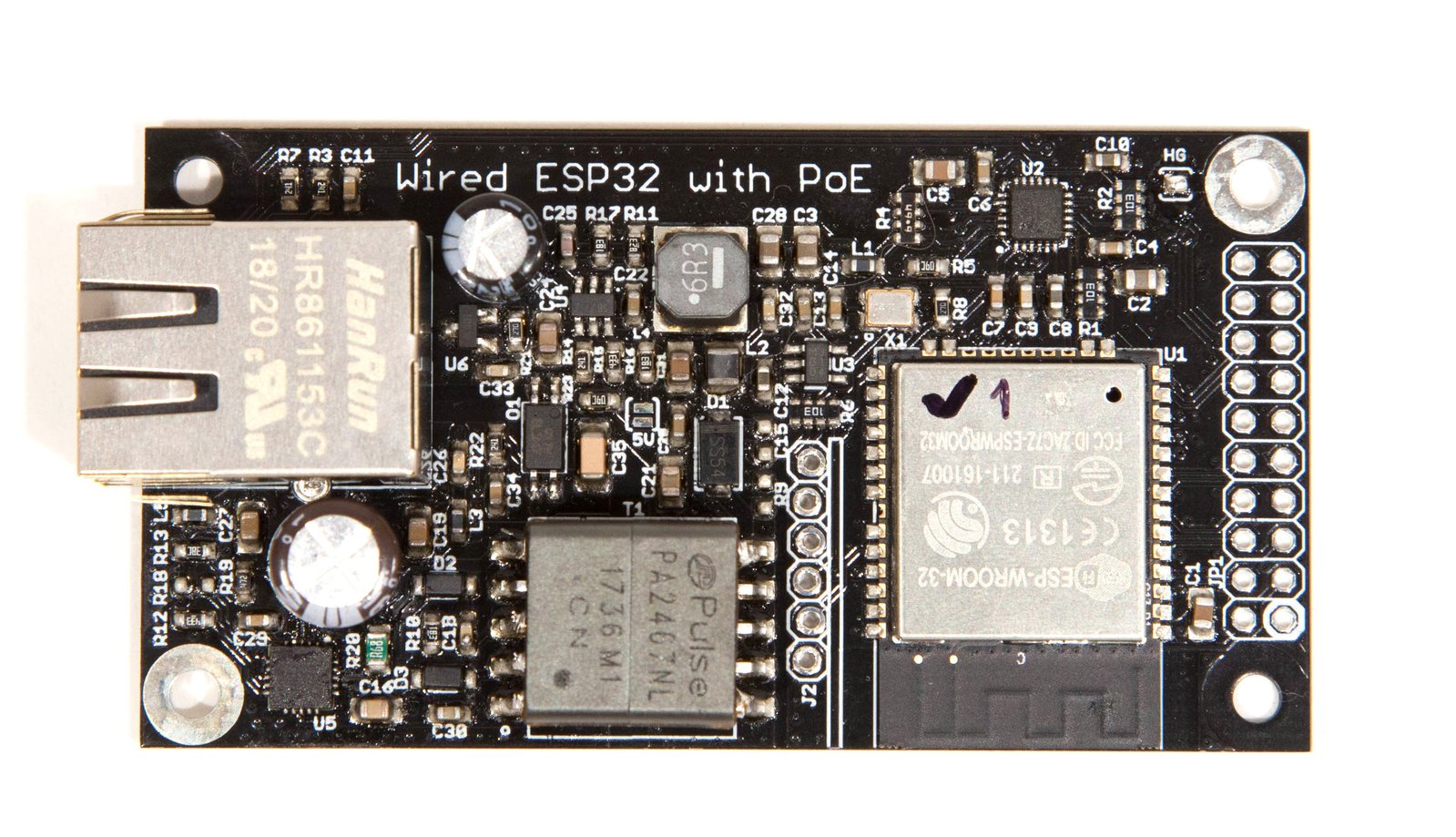 wESP32 board front