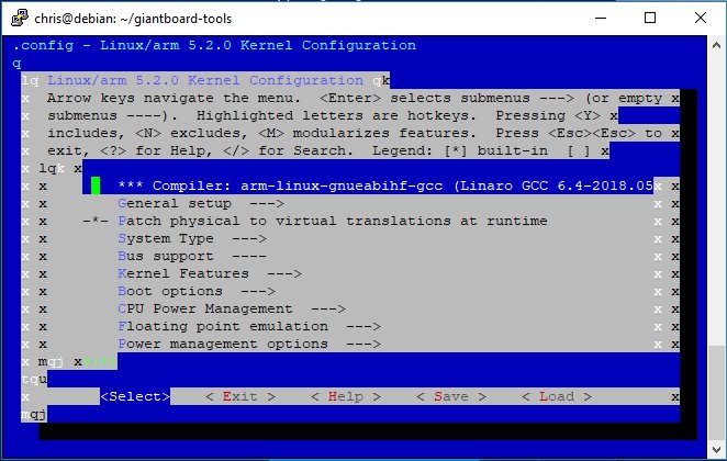 Kernel Menu Config