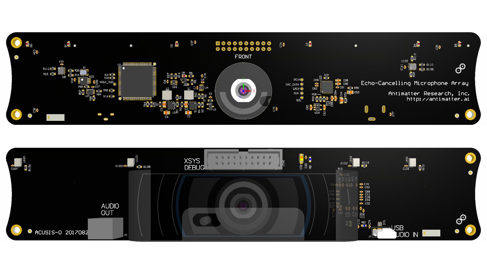 Acusis Front and Back Render