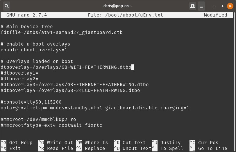 Enabling Wi-Fi