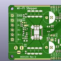 3D Model of the Wi-Fi Stepper Rev D