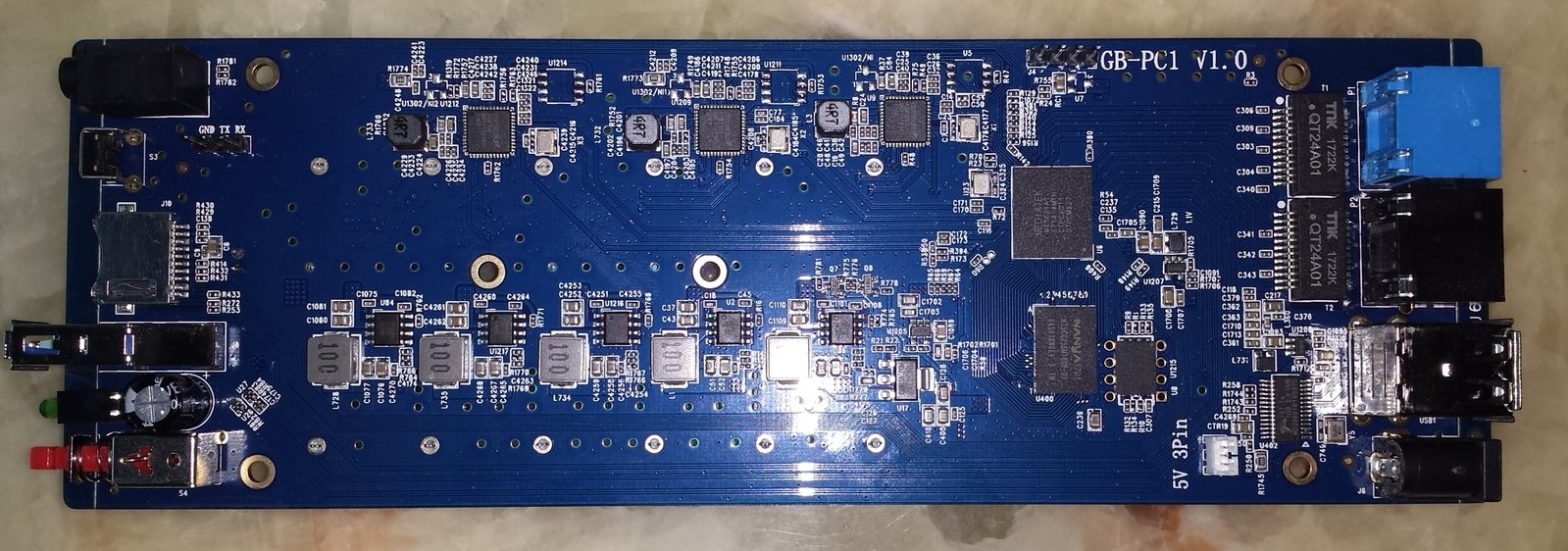 NB-PC1 pre-production PCBA (bottom)