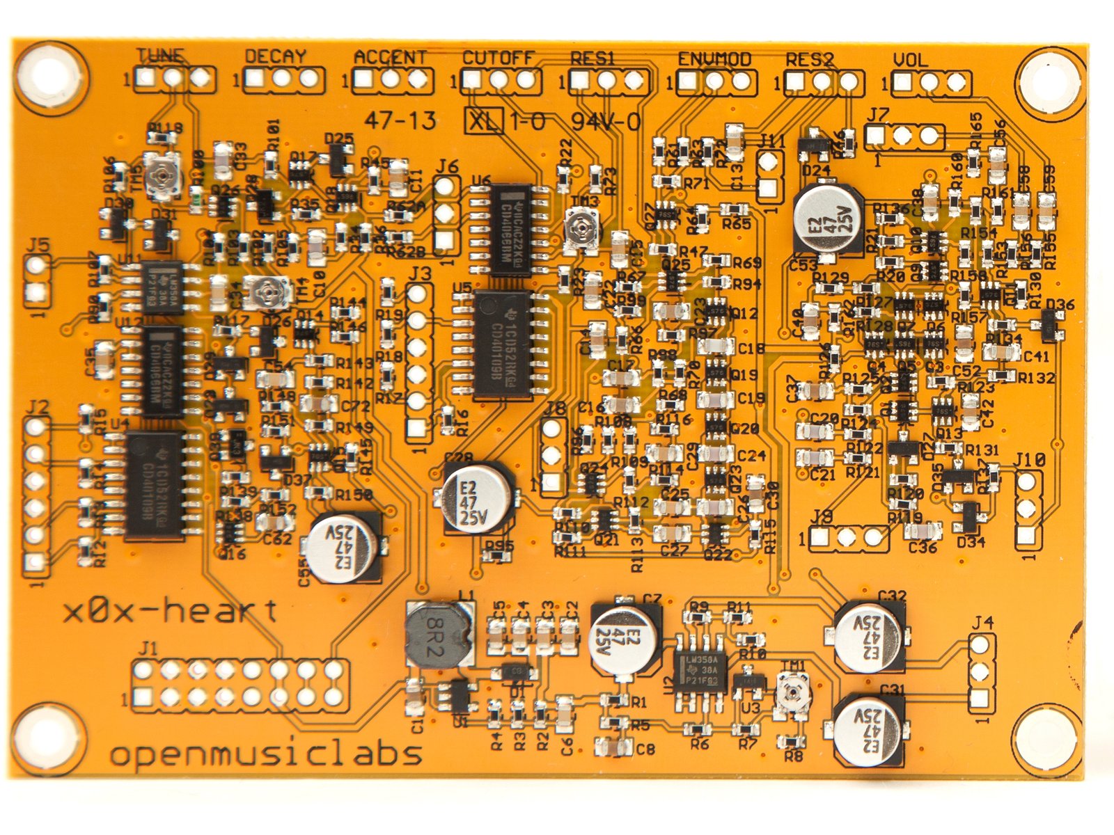 x0x-heart PCB