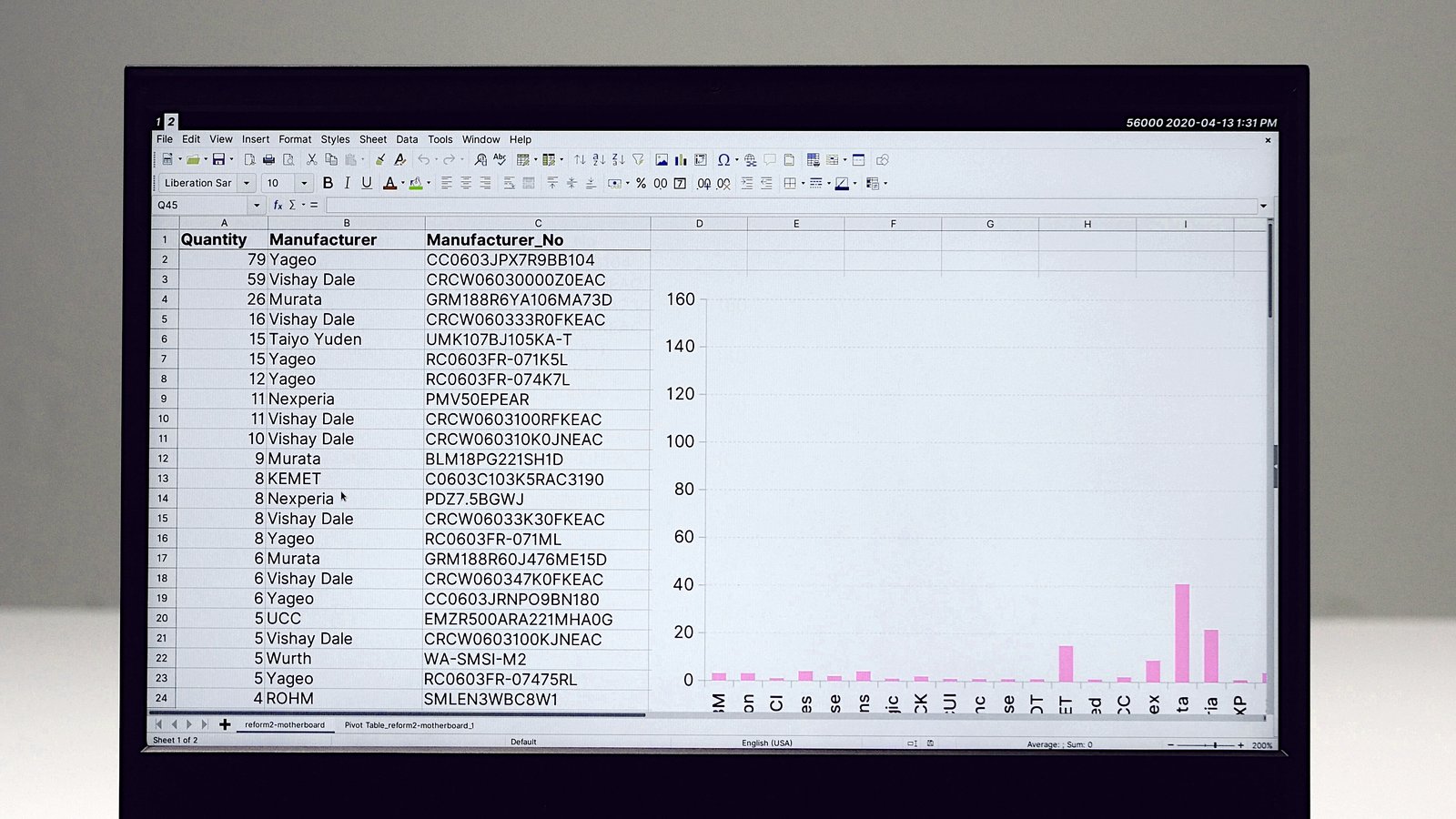 Spreadsheet Demo