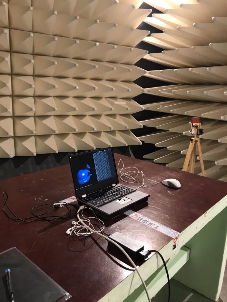 MNT Reform in the EMI testing chamber at TESEQ/Ametek