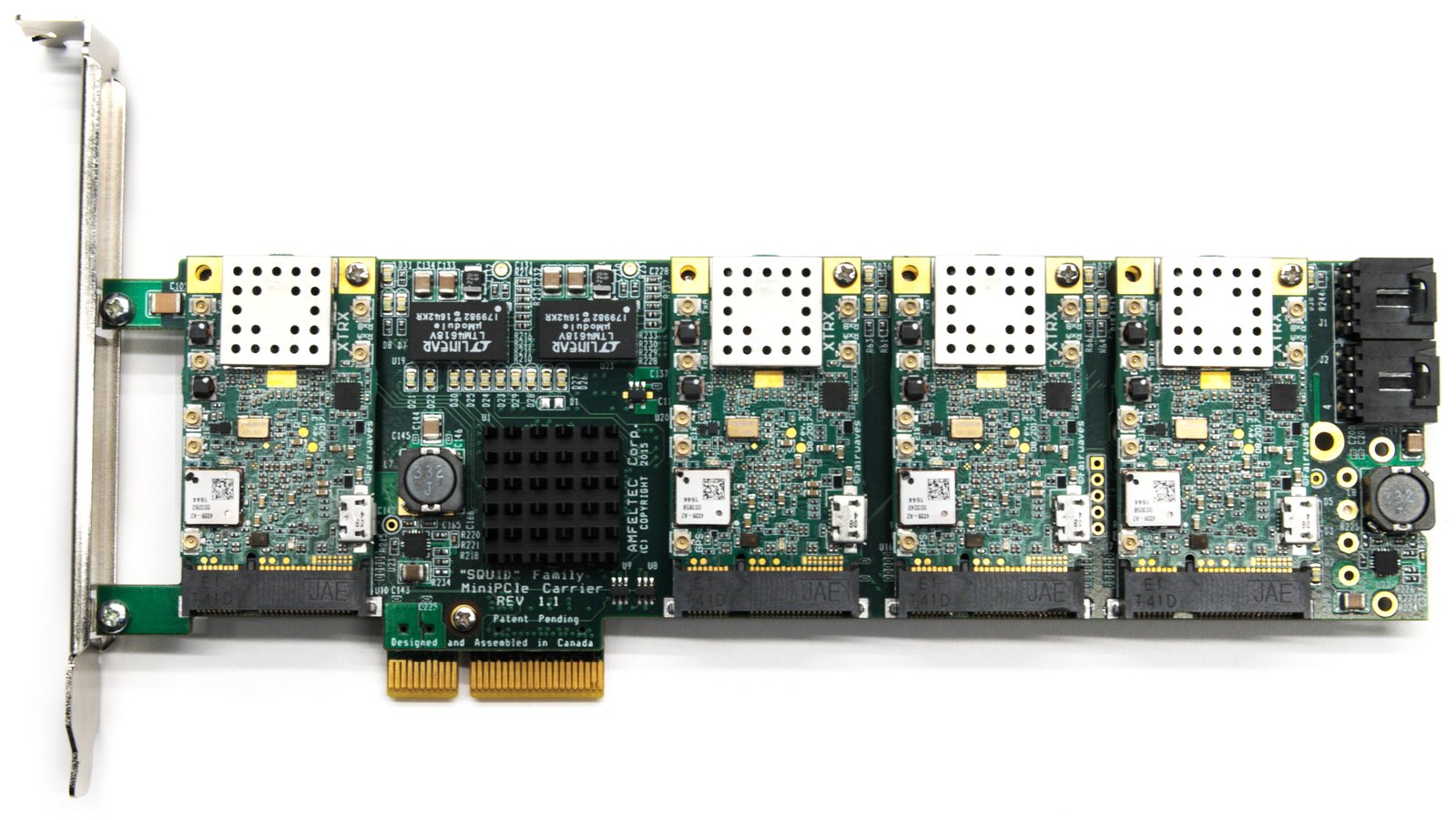 XTRX PCIe Octopack (bottom)