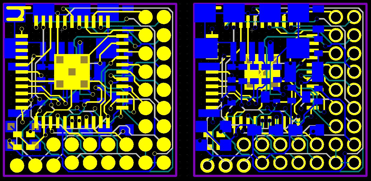 Layout for the final µduino.